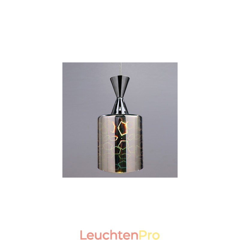 Dream Lasergravur verchromte Pendelleuchte L