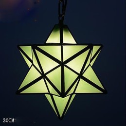 30CM Künstlerische Individualität Kreative Veranda Moderne Sterne Droplight Lampe