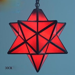 30CM Künstlerische Individualität Kreative Veranda Moderne Sterne Droplight Lampe