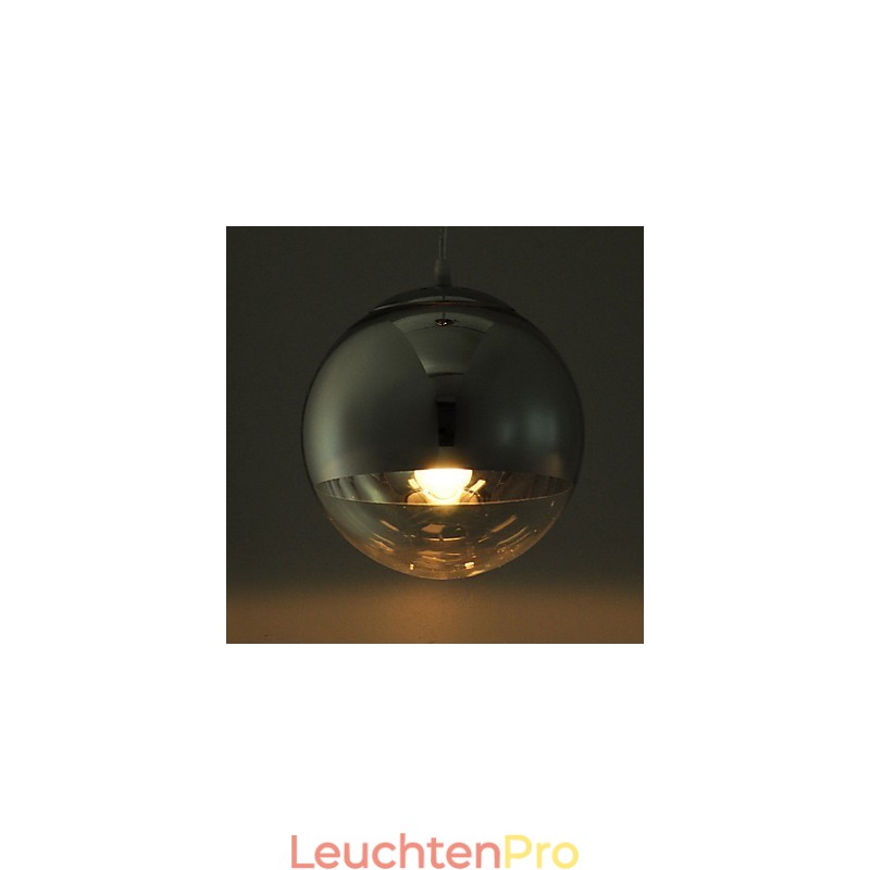 Pendelleuchte mit 1 Licht in Kugelform