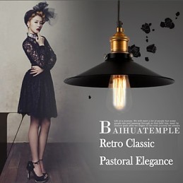 Europäischer Stil Retro Klassische Pendelleuchte Metall Kunst Droplight Geben Birne Durchmesser