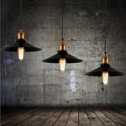 Europäischer Stil Retro Klassische Pendelleuchte Metall Kunst Droplight Geben Birne Durchmesser