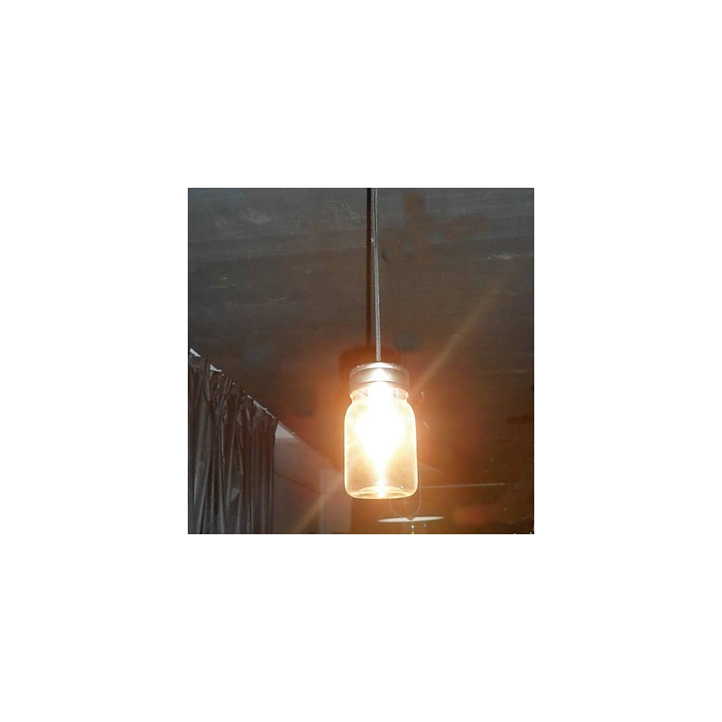 Moderne, minimalistische Pendelleuchte mit 1 Licht in Flaschenform