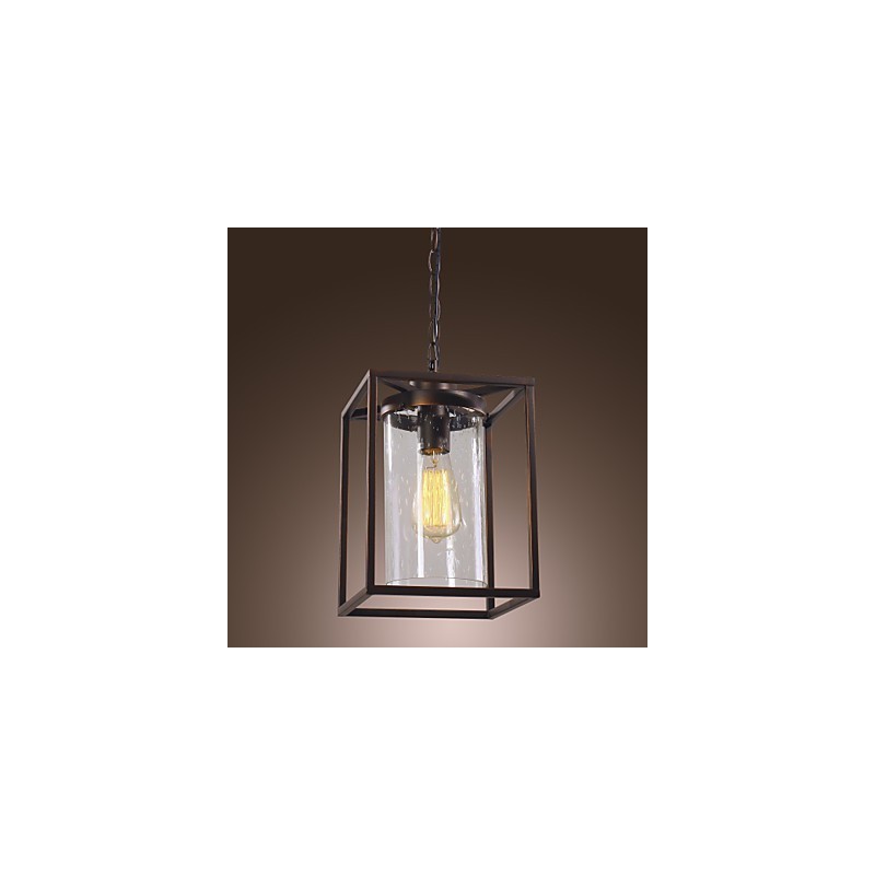 Traditionelle Klassische Vintage Laterne Mini Stil Galvanisierte Pendelleuchte