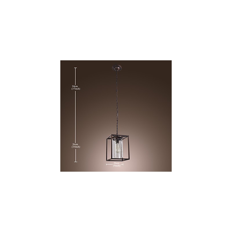 Traditionelle Klassische Vintage Laterne Mini Stil Galvanisierte Pendelleuchte
