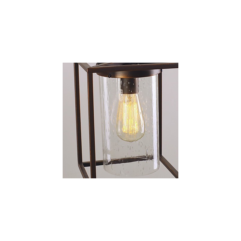 Traditionelle Klassische Vintage Laterne Mini Stil Galvanisierte Pendelleuchte