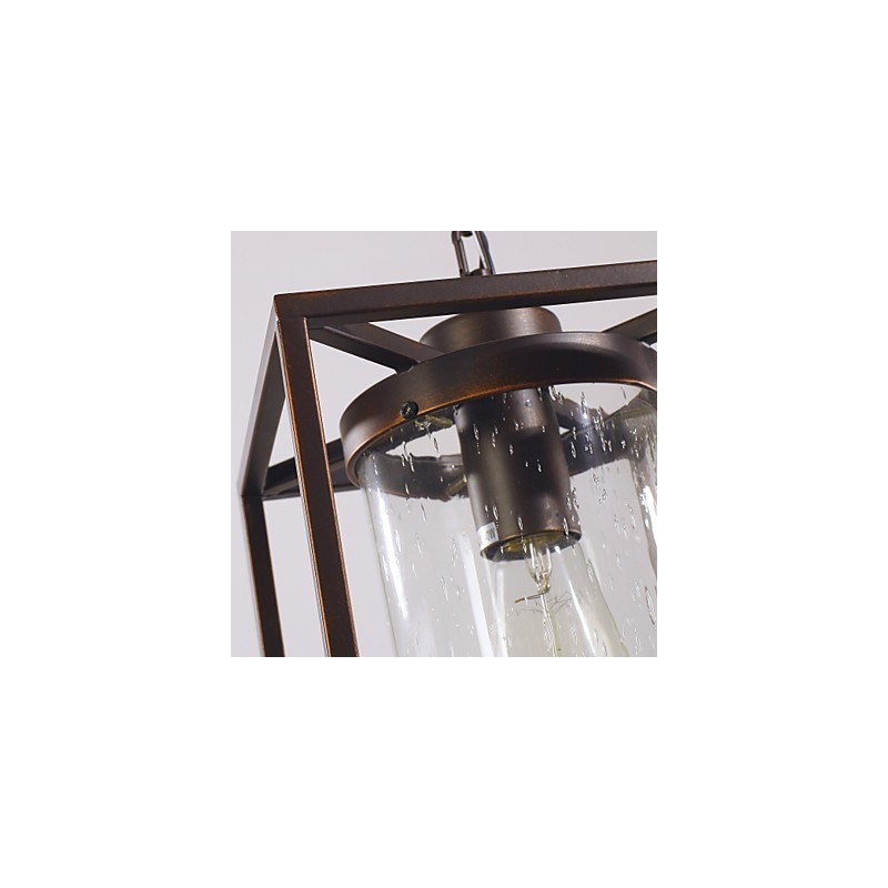 Traditionelle Klassische Vintage Laterne Mini Stil Galvanisierte Pendelleuchte