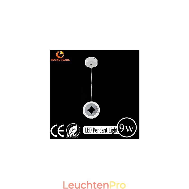 Filigrane 9W Pendelleuchte aus Acryl