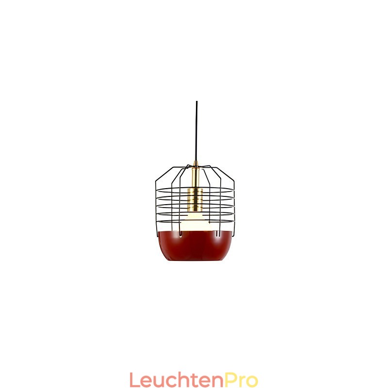 Mini Künstlerische Spinnennetz Pendelleuchte 1 Licht Mordern Simplicity Finish Schwarz Weiß Grün Rot Kohlenstoffstahl Droplight