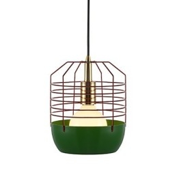 Mini Künstlerische Spinnennetz Pendelleuchte 1 Licht Mordern Simplicity Finish Schwarz Weiß Grün Rot Kohlenstoffstahl Droplight