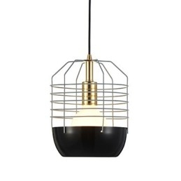 Mini Künstlerische Spinnennetz Pendelleuchte 1 Licht Mordern Simplicity Finish Schwarz Weiß Grün Rot Kohlenstoffstahl Droplight