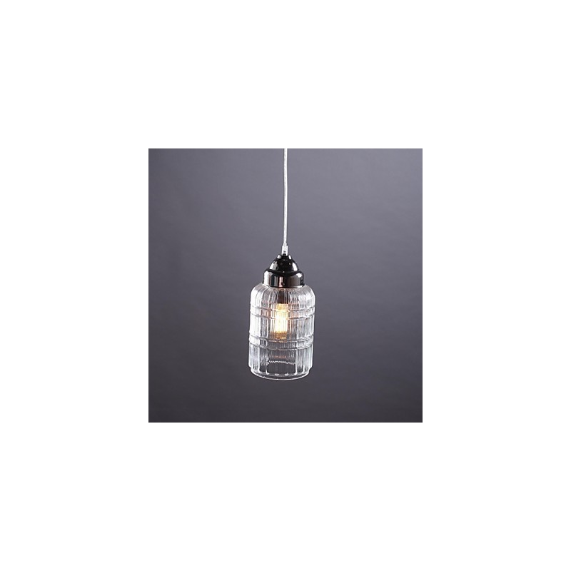Moderne zeitgenössische traditionelle klassische Vintage Laterne Land Nickel Glas Pendelleuchte Esszimmer