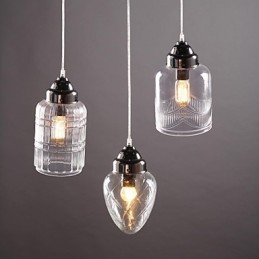 Moderne zeitgenössische traditionelle klassische Vintage Laterne Land Nickel Glas Pendelleuchte Esszimmer