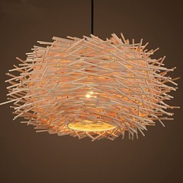 Kronleuchter Mini Stil Laterne Holz Bambus