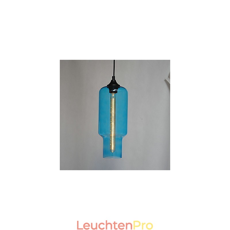 Moderne Glas-Pendelleuchte im braunen Blasen-Design