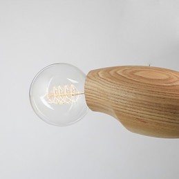 Künstlerische Individualität Kreative Vertraglich Wiederherstellung Alte Wege Von Holz Bienen Droplight Lampe