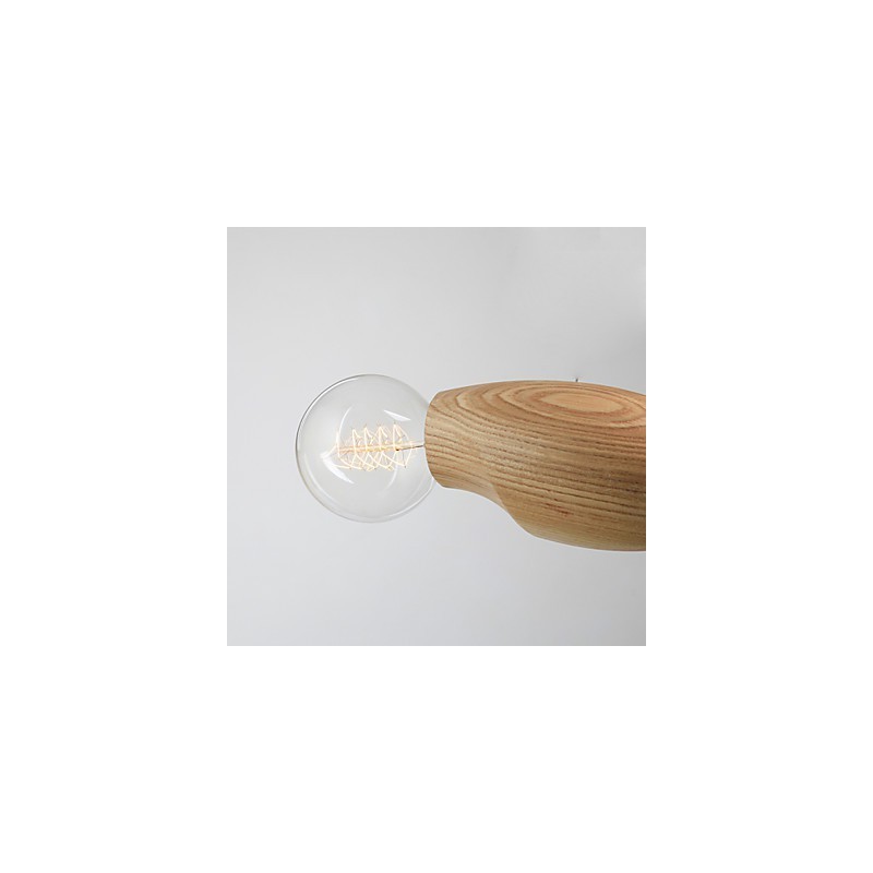 Künstlerische Individualität Kreative Vertraglich Wiederherstellung Alte Wege Von Holz Bienen Droplight Lampe
