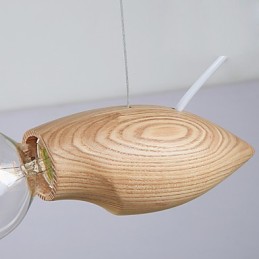 Künstlerische Individualität Kreative Vertraglich Wiederherstellung Alte Wege Von Holz Bienen Droplight Lampe