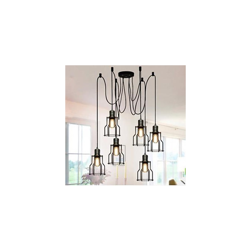 Amerikanischen Land Industrie Individualität Kreative Sitzen Sechs kleine Hob Kopf Droplight