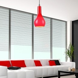 Moderne Pendelleuchte aus verchromtem Metall im Mini-Stil