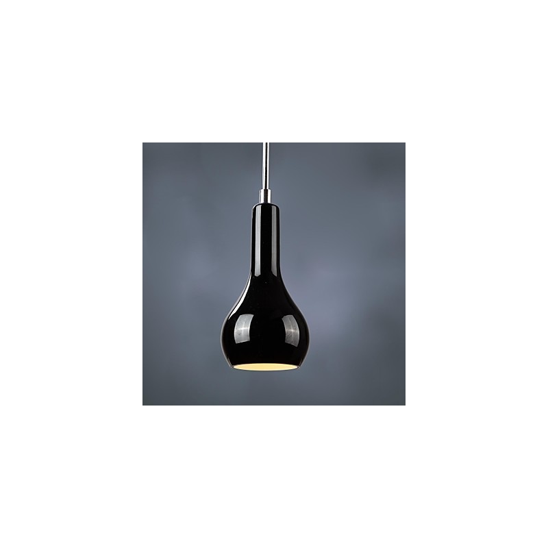Moderne Pendelleuchte aus verchromtem Metall im Mini-Stil