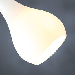 Moderne Pendelleuchte aus verchromtem Metall im Mini-Stil