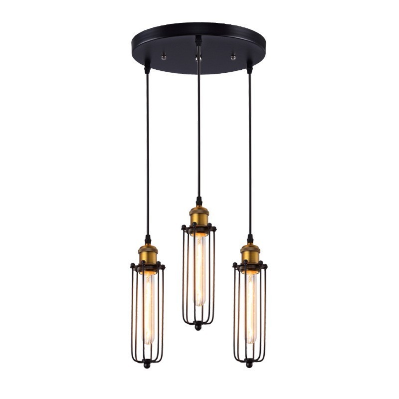 Linie Country Industrial Style Kreativer Gladiator Wiederherstellung alter Wege Einzelkopf-Droplight-Pendelleuchte
