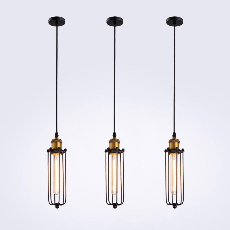 Linie Country Industrial Style Kreativer Gladiator Wiederherstellung alter Wege Einzelkopf-Droplight-Pendelleuchte