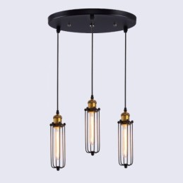 Linie Country Industrial Style Kreativer Gladiator Wiederherstellung alter Wege Einzelkopf-Droplight-Pendelleuchte