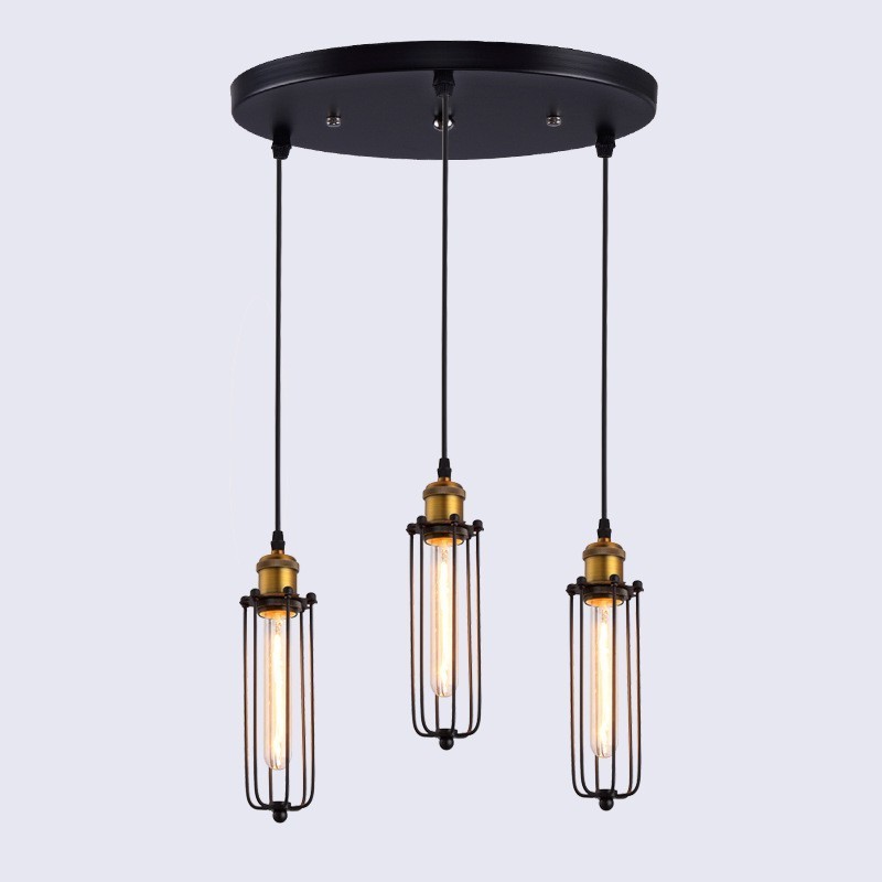 Linie Country Industrial Style Kreativer Gladiator Wiederherstellung alter Wege Einzelkopf-Droplight-Pendelleuchte