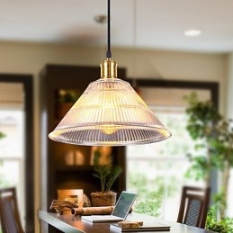 Vertraglich Amerikanischen Ländlichen Industrielle Glas Retro Droplight Falls Lampe