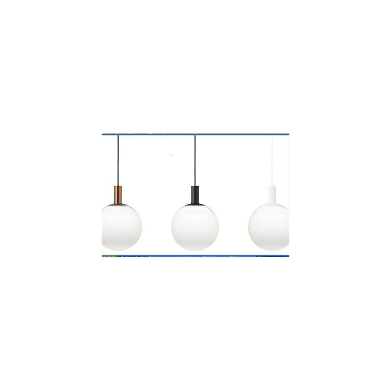 Glaspendelleuchte im Contract-Design