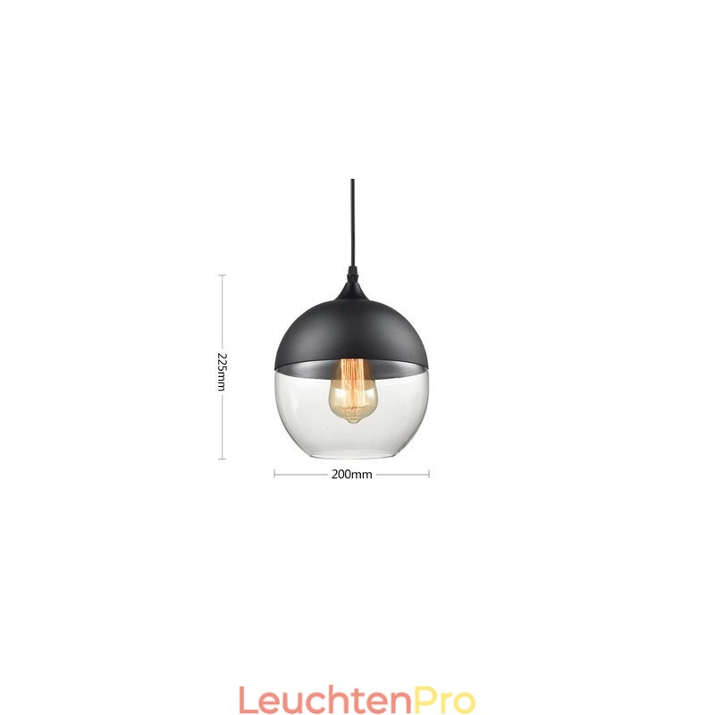 Die Kunst-Kronleuchterlampe aus Schmiedeeisen und Glas von The Nordic Creative Stair Shop