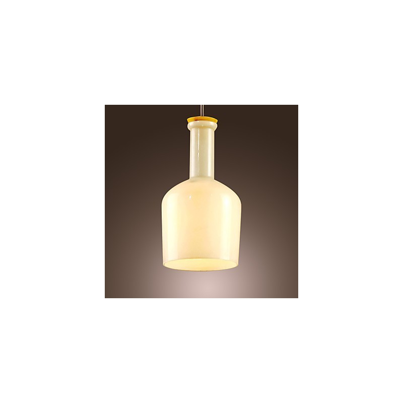Moderne Pendelleuchte im zeitgenössischen Mini-Stil mit Gemälde