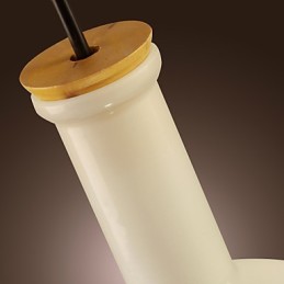 Moderne Pendelleuchte im zeitgenössischen Mini-Stil mit Gemälde