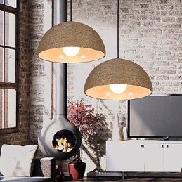 30 * Wiederherstellung alter Wege Die nordische Idee Halbkreis Kamin Hand Hanfseil Droplight