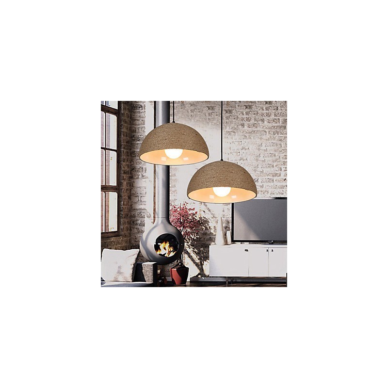 30 * Wiederherstellung alter Wege Die nordische Idee Halbkreis Kamin Hand Hanfseil Droplight