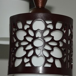 Moderne chinesische Art klassische Massivholz Trommel kreative Single Head Droplight Lampe Licht