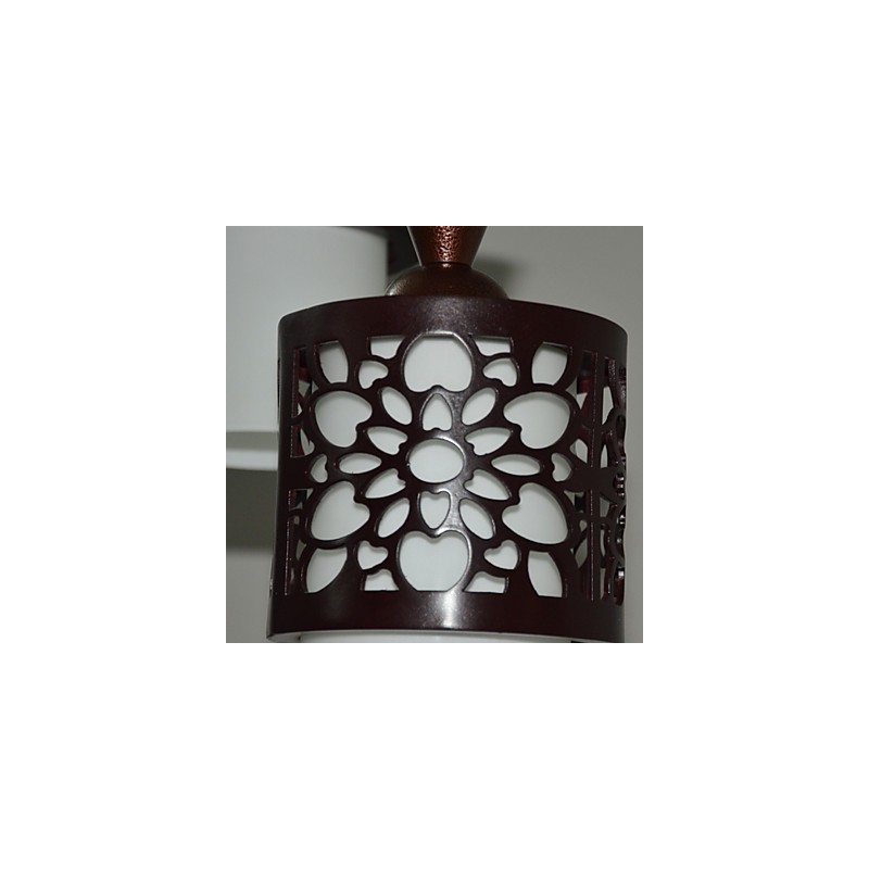 Moderne chinesische Art klassische Massivholz Trommel kreative Single Head Droplight Lampe Licht