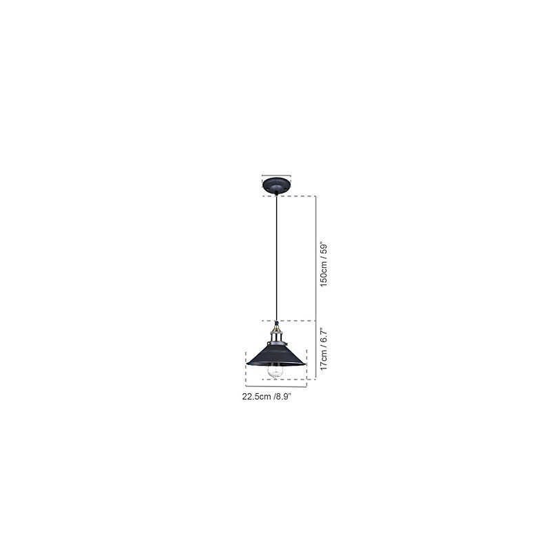 Pendelleuchten Traditionell Klassisch Vintage Retro Metall