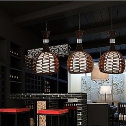 Ländlichen Cany Kunst Weben Klassische Vertraglich Droplight Lampe Licht