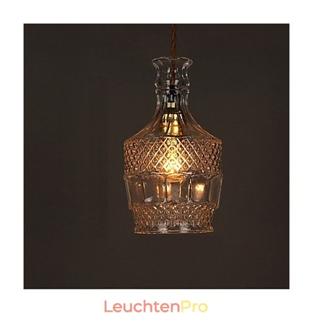 Romantische Flasche Kreative Geschnitzte Kunst Glas Kronleuchter Licht Pendelleuchte Romantische Flasche Kreative Geschnitzte Kunst Glas Kronleuchter Licht Pendelleuchte