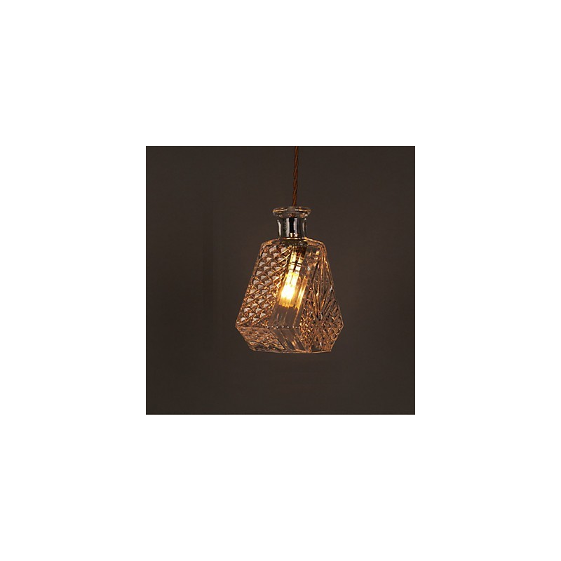 Romantische Flasche Kreative Geschnitzte Kunst Glas Kronleuchter Licht Pendelleuchte