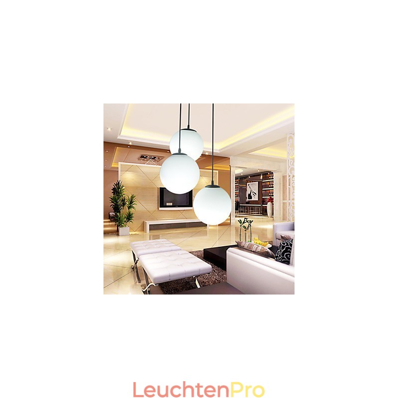 Glaskugel Kronleuchter Sphärisches Licht Einfache Einzelkopf Droplight Lampe Beleuchtung