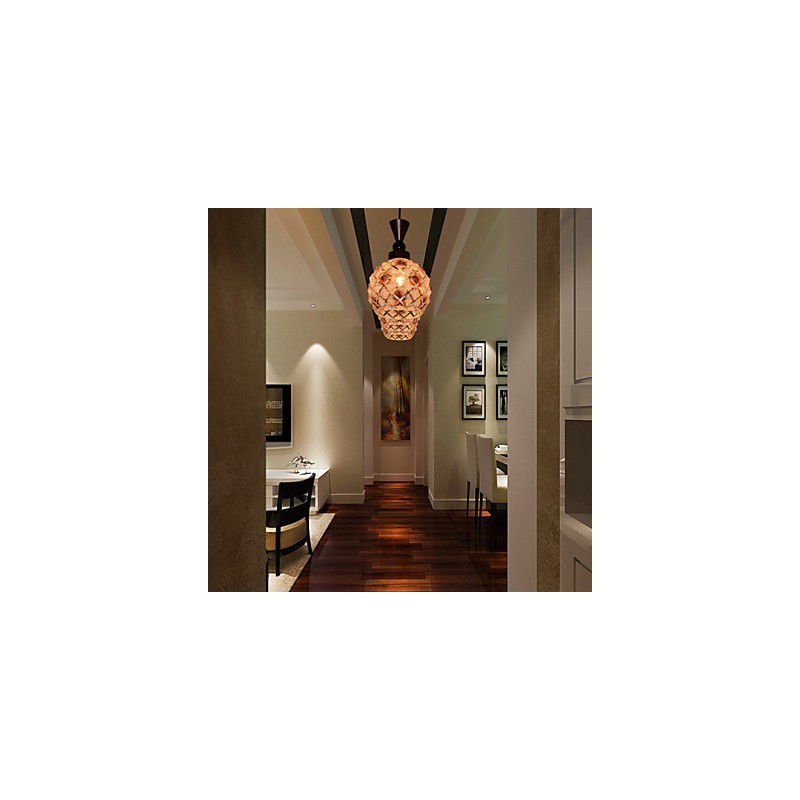 Zylindrisches Glas Gerade Einzelkopf Trommel Trommel Einfache Droplight Lampe Beleuchtung