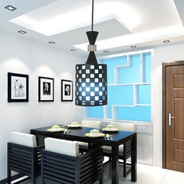 Perforationen Nordic Schmiedeeisen Kronleuchter Lampe Licht