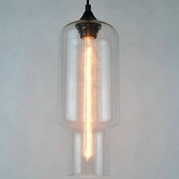 Moderne Glas-Hängeleuchte im braunen Blasen-Design