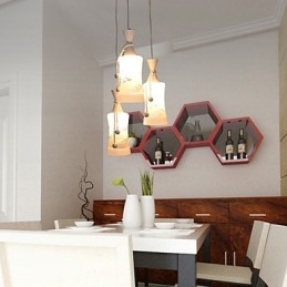 Kreative Warm Air Line Blätter Droplight Lampe Licht