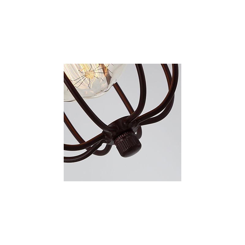 Pendelleuchte aus Metall im Mini-Stil im Vintage-Stil