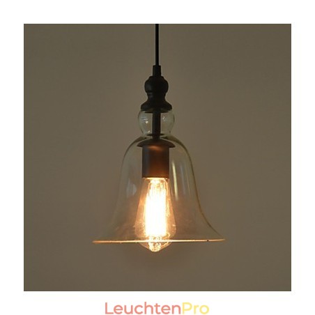 Vintage Industrieller Retro-Kronleuchter aus Glas, kreative minimalistische Nachttischlampe, klare Farbe Vintage Industrieller Retro-Kronleuchter aus Glas, kreative minimalistische Nachttischlampe, klare Farbe